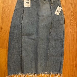 Levi’s Redone Denim Skirt NWT